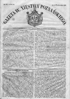 Gazeta Wielkiego Xięstwa Poznańskiego. 1845. Nr 232