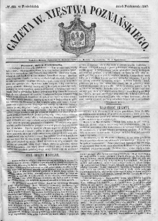 Gazeta Wielkiego Xięstwa Poznańskiego. 1845. Nr 233