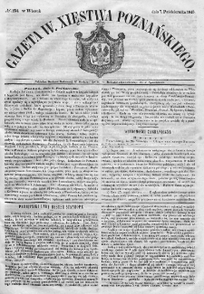 Gazeta Wielkiego Xięstwa Poznańskiego. 1845. Nr 234
