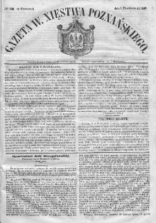 Gazeta Wielkiego Xięstwa Poznańskiego. 1845. Nr 236