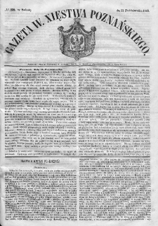 Gazeta Wielkiego Xięstwa Poznańskiego. 1845. Nr 238