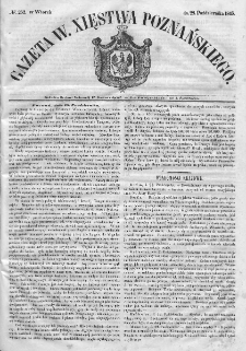 Gazeta Wielkiego Xięstwa Poznańskiego. 1845. Nr 252