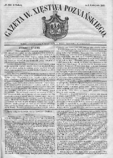 Gazeta Wielkiego Xięstwa Poznańskiego. 1845. Nr 256