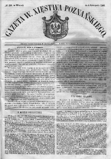 Gazeta Wielkiego Xięstwa Poznańskiego. 1845. Nr 258