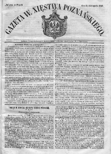 Gazeta Wielkiego Xięstwa Poznańskiego. 1845. Nr 273