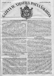 Gazeta Wielkiego Xięstwa Poznańskiego. 1845. Nr 274