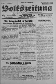 Volkszeitung 2 sierpień 1938 nr 210