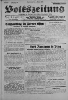Volkszeitung 4 sierpień 1938 nr 212