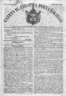 Gazeta Wielkiego Xięstwa Poznańskiego. 1848. Nr 70