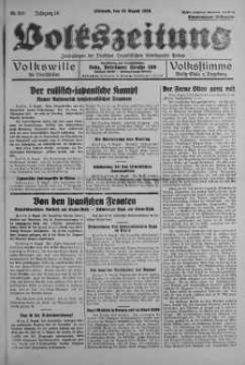 Volkszeitung 10 sierpień 1938 nr 218