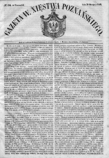 Gazeta Wielkiego Xięstwa Poznańskiego. 1848. Nr 184