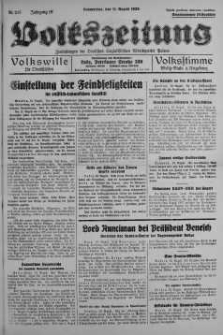 Volkszeitung 11 sierpień 1938 nr 219