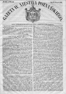 Gazeta Wielkiego Xięstwa Poznańskiego. 1848. Nr 200