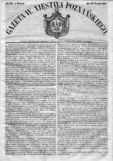 Gazeta Wielkiego Xięstwa Poznańskiego. 1848. Nr 194