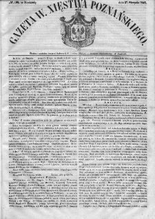 Gazeta Wielkiego Xięstwa Poznańskiego. 1848. Nr 199