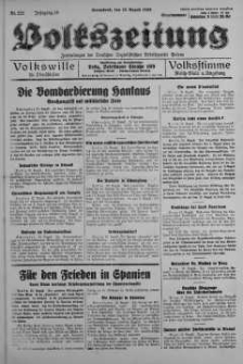 Volkszeitung 13 sierpień 1938 nr 221