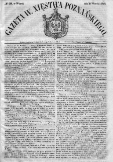 Gazeta Wielkiego Xięstwa Poznańskiego. 1848. Nr 218