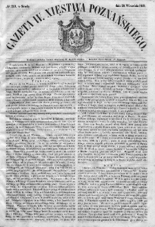 Gazeta Wielkiego Xięstwa Poznańskiego. 1848. Nr 219