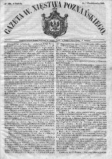 Gazeta Wielkiego Xięstwa Poznańskiego. 1848. Nr 234
