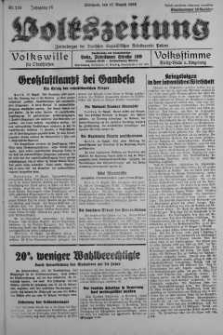 Volkszeitung 1938 sierpień
