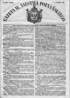 Gazeta Wielkiego Xięstwa Poznańskiego. 1848. Nr 255