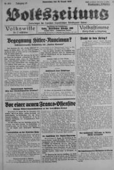 Volkszeitung 18 sierpień 1938 nr 225
