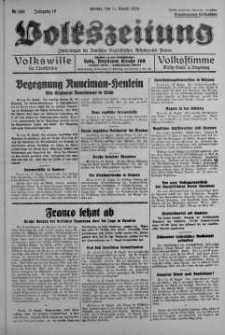 Volkszeitung 19 sierpień 1938 nr 226