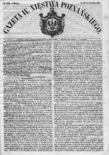 Gazeta Wielkiego Xięstwa Poznańskiego. 1848. Nr 273