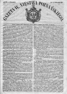 Gazeta Wielkiego Xięstwa Poznańskiego. 1848. Nr 274