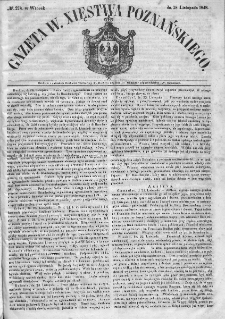Gazeta Wielkiego Xięstwa Poznańskiego. 1848. Nr 278