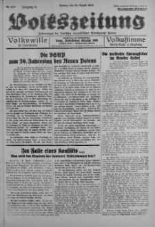 Volkszeitung 26 sierpień 1938 nr 233