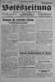 Volkszeitung 28 sierpień 1938 nr 235