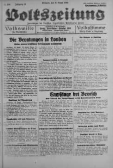 Volkszeitung 31 sierpień 1938 nr 238