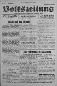 Volkszeitung 5 wrzesień 1938 nr 243