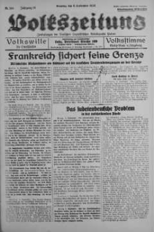 Volkszeitung 6 wrzesień 1938 nr 244
