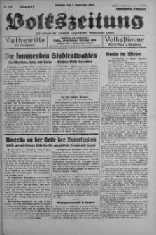 Volkszeitung 7 wrzesień 1938 nr 245