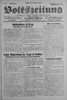Volkszeitung 9 wrzesień 1938 nr 247