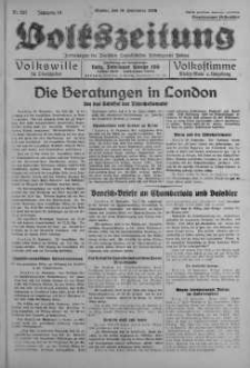 Volkszeitung 19 wrzesień 1938 nr 257
