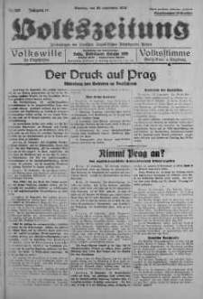 Volkszeitung 20 wrzesień 1938 nr 258
