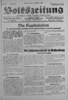 Volkszeitung 22 wrzesień 1938 nr 260