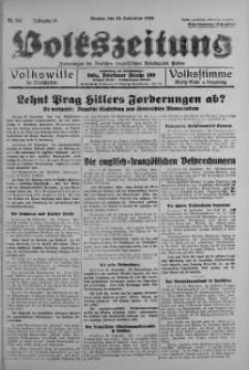 Volkszeitung 26 wrzesień 1938 nr 264