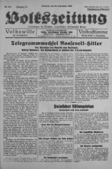 Volkszeitung 28 wrzesień 1938 nr 266