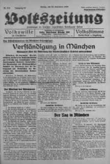 Volkszeitung 30 wrzesień 1938 nr 268