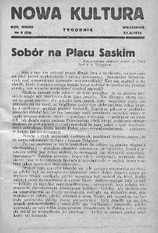 Nowa Kultura : tygodnik. R. II. 1924, nr 8