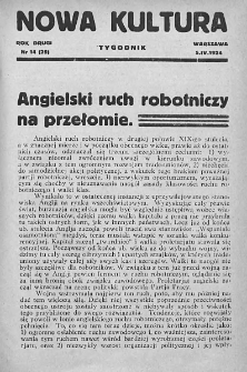 Nowa Kultura : tygodnik. R. II. 1924, nr 14