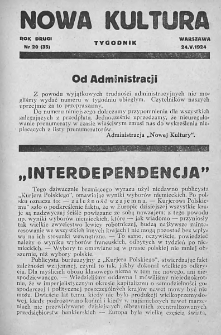Nowa Kultura : tygodnik. R. II. 1924, nr 20