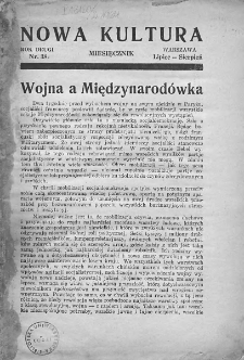 Nowa Kultura : tygodnik. R. II. 1924, nr 38