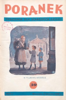 Poranek : tygodnik dla starszych dzieci. 1938. R. I, nr 30