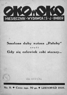 Oko w Oko. 1937, nr 8