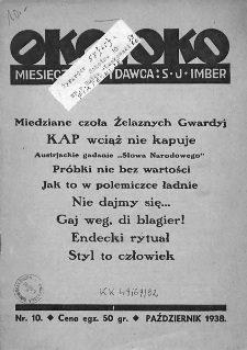 Oko w Oko. 1938, nr 10